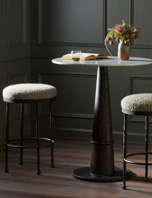 Letlow Bar and Counter Stool : Ivory Boucle / Counter