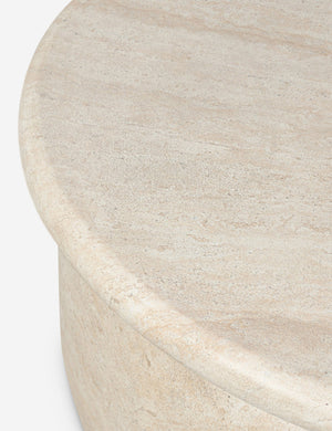 Open Box: Dayna Coffee Table, Faux Travertine by Amber Lewis x Four Hands