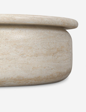 Open Box: Dayna Coffee Table, Faux Travertine by Amber Lewis x Four Hands