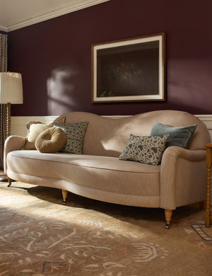 Middleton Sofa by Ginny Macdonald : Dusty Rose Performance Cotton Weave / 72