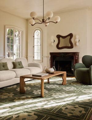 Carlisle Hand-Knotted Wool Rug Swatch by Aimee Song