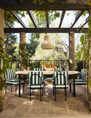 Open Box: Lanata Outdoor Dining Table, Travertine