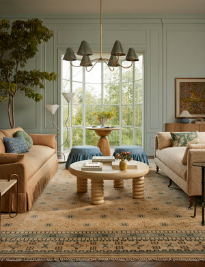 Hirsh Hand-Knotted Wool Rug Swatch
