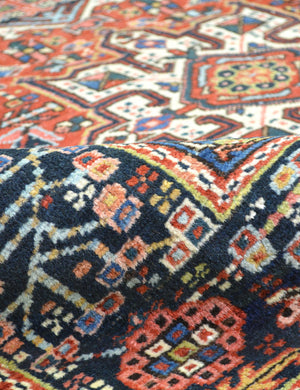 Vintage Turkish Hand-Knotted Wool Rug No. 412, 4'8