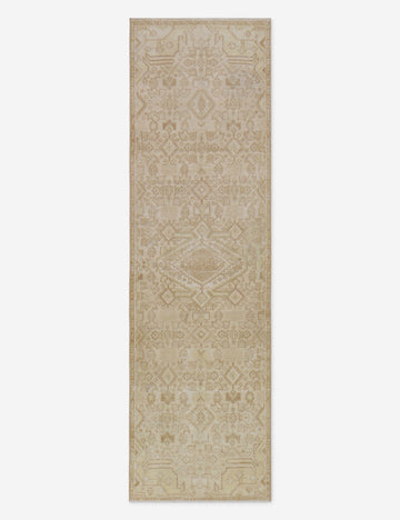 Vintage Turkish Hand-Knotted Wool Runner Rug No. 262, 2'8" x 8'10"