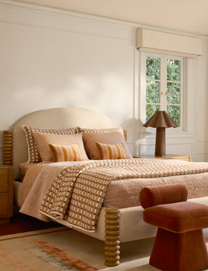 Ogilvy Cotton Quilted Sham : Blush / Standard