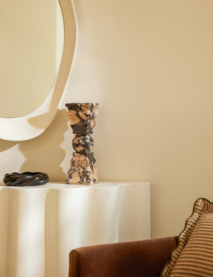 Sachia sculptural marble column