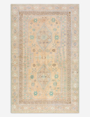 Vintage Turkish Hand-Knotted Wool Rug No. 428, 4'8