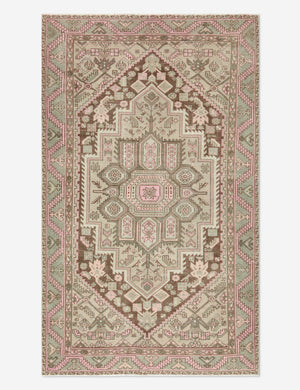 Vintage Turkish Hand-Knotted Wool Rug No. 430, 4'1