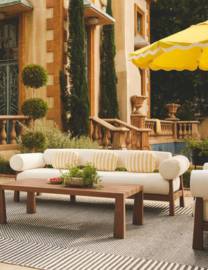 Sunday Indoor / Outdoor Pill Pillow : Yellow