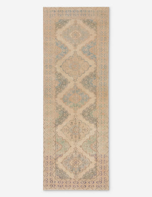 Vintage Turkish Hand-Knotted Wool Runner Rug No. 295, 4'3