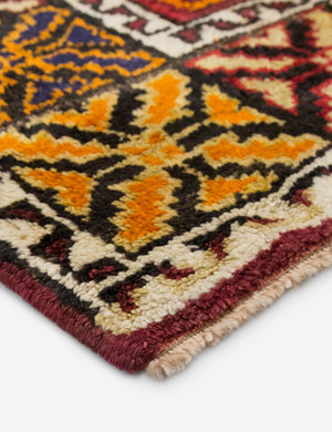 Vintage Turkish Hand-Knotted Wool Runner Rug No. 296, 5'6