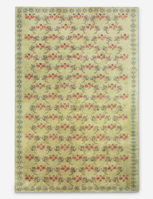 Vintage Turkish Hand-Knotted Wool Rug No. 543, 6'10