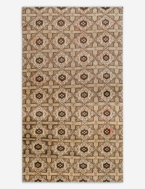 Vintage Turkish Hand-Knotted Wool Rug No. 547, 4'5