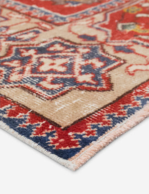 Vintage Turkish Hand-Knotted Wool Rug No. 548, 4'10