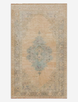 Vintage Turkish Hand-Knotted Wool Rug No. 554, 4'8