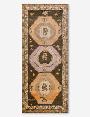 Vintage Turkish Hand-Knotted Wool Runner Rug No. 297, 4'9