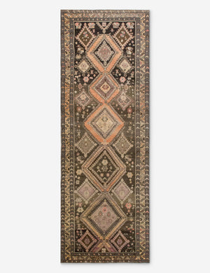 Vintage Turkish Hand-Knotted Wool Runner Rug No. 304, 4'6