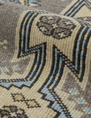 Vintage Turkish Hand-Knotted Wool Rug No. 563, 4'6
