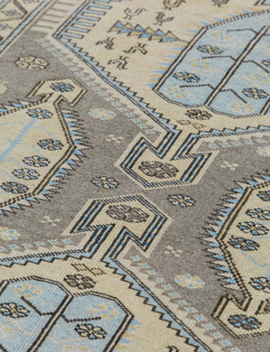 Vintage Turkish Hand-Knotted Wool Rug No. 563, 4'6