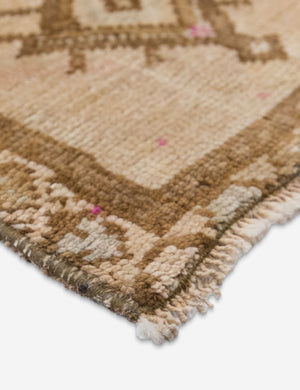 Vintage Turkish Hand-Knotted Wool Mini Rug No. 311, 1'5