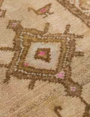 Vintage Turkish Hand-Knotted Wool Mini Rug No. 311, 1'5