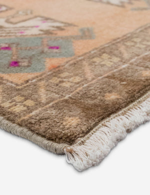 Vintage Turkish Hand-Knotted Wool Mini Rug No. 313, 1'5