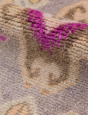 Vintage Turkish Hand-Knotted Wool Mini Rug No. 313, 1'5