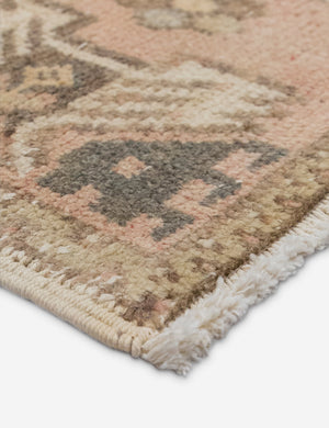 Vintage Turkish Hand-Knotted Wool Mini Rug No. 314, 1'6