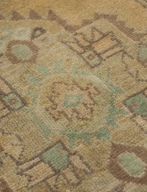 Vintage Turkish Hand-Knotted Wool Mini Rug No. 322, 1'2