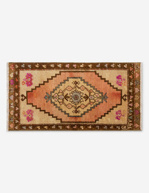 Vintage Turkish Hand-Knotted Wool Mini Rug No. 325, 1'5