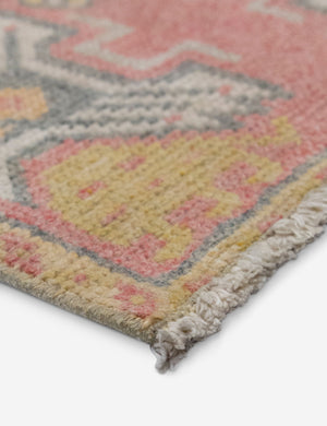 Vintage Turkish Hand-Knotted Wool Mini Rug No. 327, 1'5