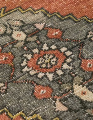 Vintage Turkish Hand-Knotted Wool Mini Rug No. 329, 1'6