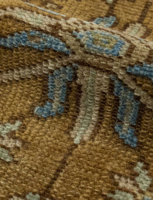 Vintage Turkish Hand-Knotted Wool Mini Rug No. 333, 1'4