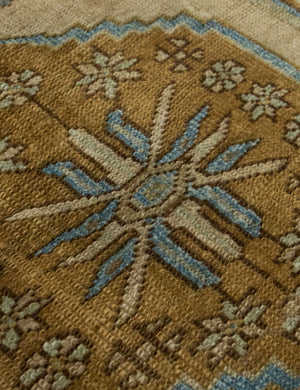 Vintage Turkish Hand-Knotted Wool Mini Rug No. 333, 1'4