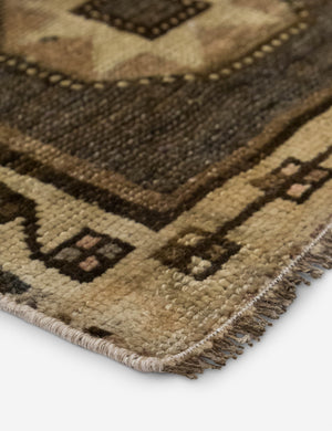 Vintage Turkish Hand-Knotted Wool Mini Rug No. 334, 1'5