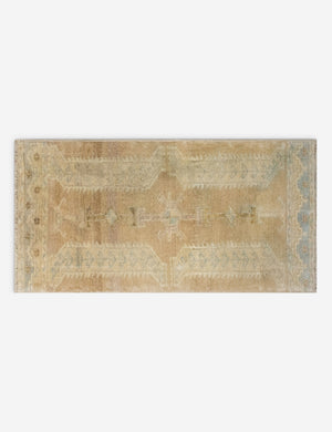 Vintage Turkish Hand-Knotted Wool Mini Rug No. 338, 1'4