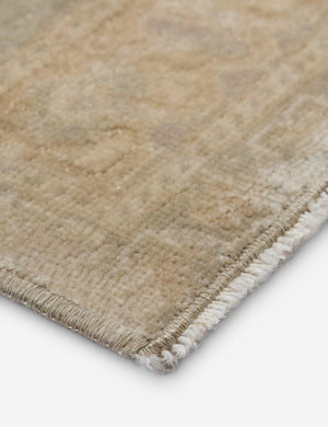 Vintage Turkish Hand-Knotted Wool Mini Rug No. 340, 1'6