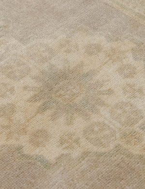 Vintage Turkish Hand-Knotted Wool Mini Rug No. 340, 1'6