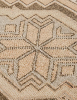 Vintage Turkish Hand-Knotted Wool Mini Rug No. 343, 1'5