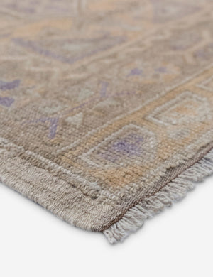 Vintage Turkish Hand-Knotted Wool Mini Rug No. 349, 2' x 4'