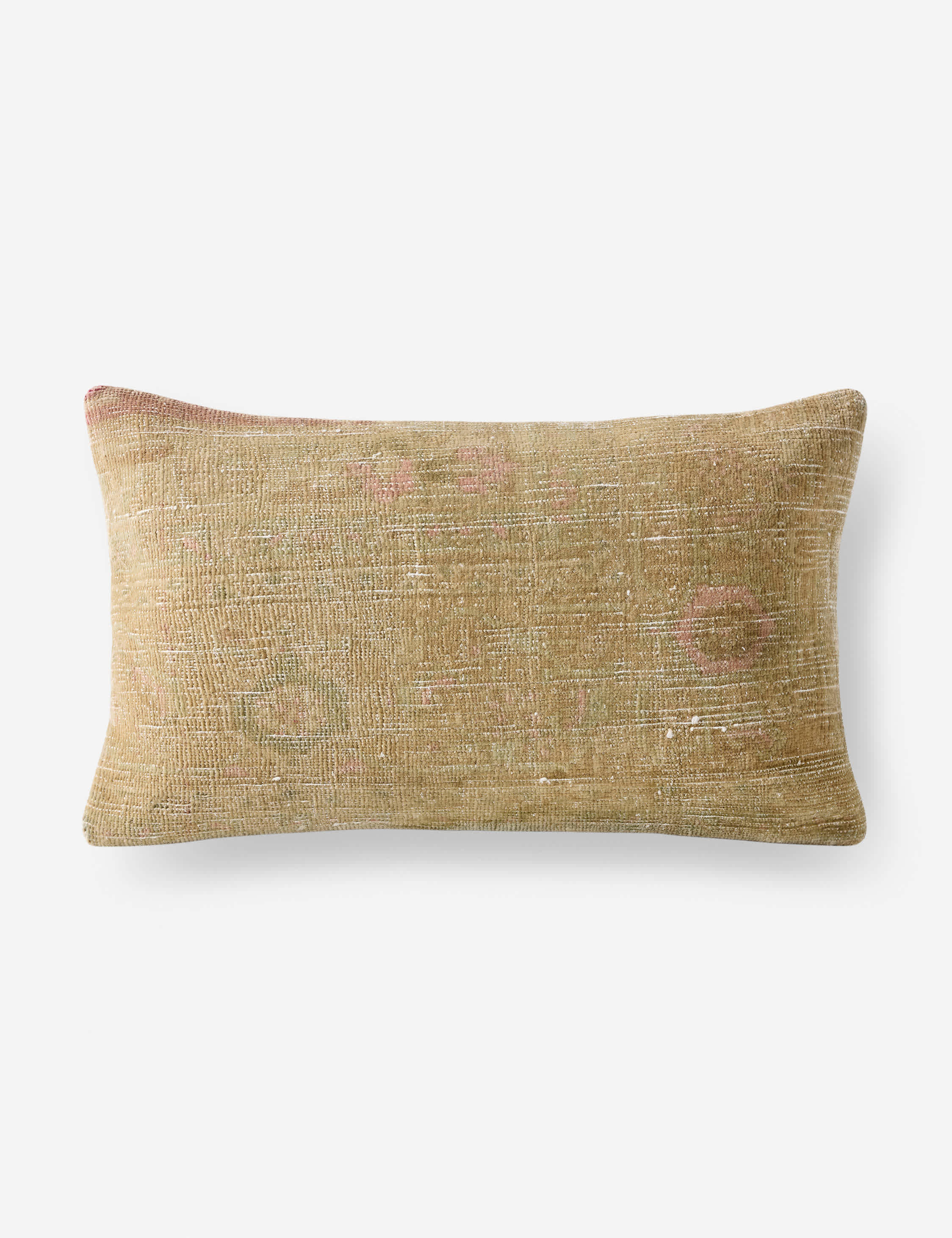 Vintage Lumbar Pillow No. 429, 13" x 21"