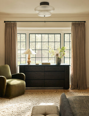 Furin Handwoven Wool Rug Swatch  by DISC Interiors, Dune