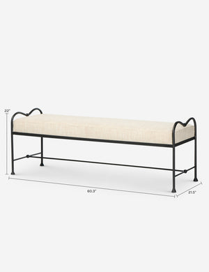 Belita Bench : Cream