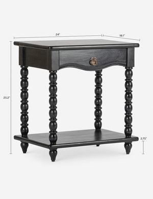 Foxton Nightstand : Brown