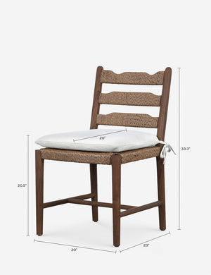 Dandridge Indoor / Outdoor Dining Chair : Natural
