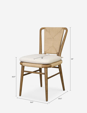 Greylin Dining Chair by Amber Lewis x Four Hands : Natural
