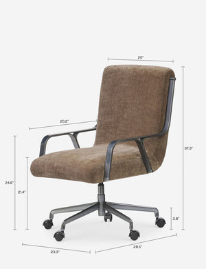 Polina Desk Chair : Mushroom