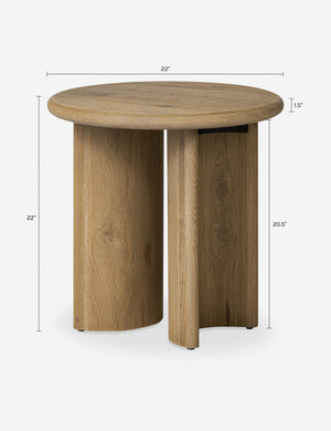 Gilda Side Table : Brown