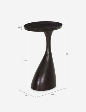 Pala Side Table : Bronze